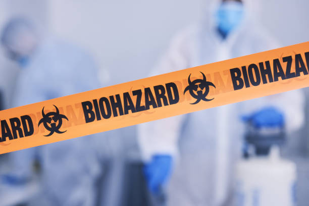 Professional Biohazard Cleanup technician working in Dixon, KY